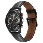 Titan Octane Quartz Multifunction Black Dial With Black Leather Strap Watch 1805KL02 - Image 3