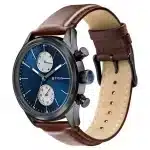 Titan Elmnt Brown Dial Analog Leather Strap Watch for Men 1805NL03 - Image 2