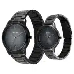 Titan Bandhan Anthracite Dial Analog with Date Stainless Steel Strap Watch for Couple 18062617NM01P - Image 3