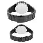 Titan Bandhan Anthracite Dial Analog with Date Stainless Steel Strap Watch for Couple 18062617NM01P - Image 5