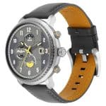 Titan Octane Aerobatics Anthracite Dial Chronograph Leather Strap Watch for Men 1857KL01 - Image 3