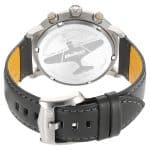 Titan Octane Aerobatics Anthracite Dial Chronograph Leather Strap Watch for Men 1857KL01 - Image 5
