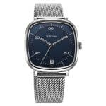 Titan Neo Curve Quartz Analog with Date Blue Dial Stainless Steel Strap Watch For Men 1885SM02 - Image 2