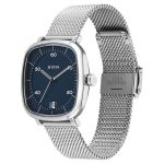 Titan Neo Curve Quartz Analog with Date Blue Dial Stainless Steel Strap Watch For Men 1885SM02 - Image 3