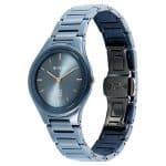 Titan Edge Ceramic Slim Ceramic Strap Blue Dial Analog Watch for Women 2653QC07 - Image 3