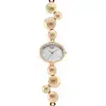 Titan Raga Power Pearls Quartz Analog Mother Of Pearl Dial Metal Strap Watch for Women 2721WM01F
