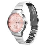 Titan Neo Multifunction Pink Dial Silver Color Stainless Steel Strap Watch For Women 2761SM02 - Image 3