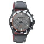 Fastrack Hitlist Quartz Chronograph Grey Dial Leather Strap Watch 3072NL01 - Image 2