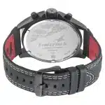 Fastrack Hitlist Quartz Chronograph Grey Dial Leather Strap Watch 3072NL01 - Image 5