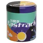 Fastrack Hitlist Quartz Chronograph Grey Dial Leather Strap Watch 3072NL01 - Image 6