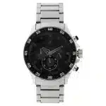 Fastrack Big Time Quartz Chronograph Black Dial Metal Strap Watch 3072SM04 - Image 2