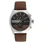 Fastrack All Nighters Quartz Multifunction Brown Dial Leather Strap Watch 3165SL01