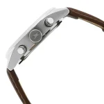 Fastrack All Nighters Quartz Multifunction Brown Dial Leather Strap Watch 3165SL01 - Image 3
