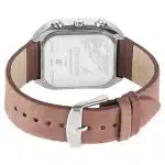 Fastrack After Dark Quartz Analog with Day and Date Brown Dial Leather Strap Watch 3270SL01 - Image 5
