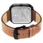 Fastrack After Dark Grey Dial Leather Strap Watch 3272NL02 - Image 5