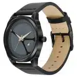 Fastrack MetaWe Quartz Analog Grey Dial Leather Strap Watch 3273NL04 - Image 3