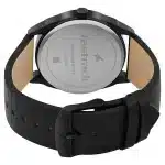 Fastrack MetaWe Quartz Analog Grey Dial Leather Strap Watch 3273NL04 - Image 5