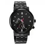 Fastrack Tick Tock Quartz Multifunction Black Dial Metal Strap Watch 3287NM01 - Image 2