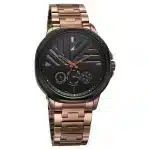 Fastrack Fleek Quartz Multifunction Black Dial Stainless Steel Strap Watch 3303KM02 - Image 2