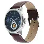 Fastrack Exuberant Quartz Multifunction Blue Dial Leather Strap Watch 3303SL01 - Image 4