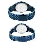 Fastrack Mixmatched Quartz Analog Black Dial Blue Stainless Steel Strap Watch for Couple 33056296QM01P - Image 5
