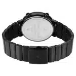 Fastrack Gambit Micromotor Black Dial Black Metal Strap Analog Watch 3309NM01 - Image 5