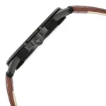 Fastrack Pulse Quartz Analog Black Dial With Tan Leather Strap Watch 3314NL01F - Image 4