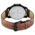 Fastrack Pulse Quartz Analog Black Dial With Tan Leather Strap Watch 3314NL01F - Image 5