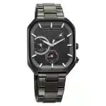Fastrack Groove Multifunction Black Dial Metal Strap Watch with Lume indices 3321QM01 - Image 2