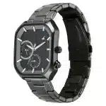 Fastrack Groove Multifunction Black Dial Metal Strap Watch with Lume indices 3321QM01 - Image 3