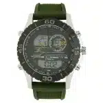 Fastrack Quartz Analog Digital Grey Dial Silicone Strap Watch 38035SP02