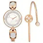 Fastrack Pulse Quartz Analog Silver Dial Metal Strap Watch For Girls 6237WM02F