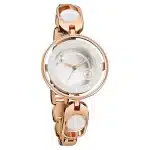 Fastrack Pulse Quartz Analog Silver Dial Metal Strap Watch For Girls 6237WM02F - Image 2