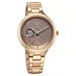 Fastrack Automatic Rose Gold Dial Metal Strap Watch For Girls 6310WM01 - Image 2