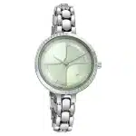 Fastrack Pulse Quartz Analog Green Dial Metal Strap Watch For Girls 6311SM01F - Image 2
