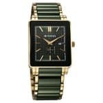 Titan Regalia Shaped Ceramic Quartz Analog with Date Green Dial Steel & Ceramic Strap Watch For Men 90013KD05 - Image 2