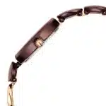 Titan Raga Ceramics Quartz Analog Brown Mother of pearl Dial Metal & Ceramic Strap Watch 95146KD03 - Image 4