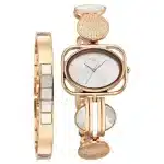 Titan Raga Power Pearls Quartz Analog Mother Of Pearl Dial Metal Strap Watch for Women 95225WM01F - Image 2