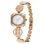 Titan Raga Power Pearls Quartz Analog Mother Of Pearl Dial Metal Strap Watch for Women 95225WM01F - Image 5