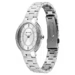 Titan Metro Quartz Analog Silver Dial Stainless Steel Strap Watch For Women 95304SM01 - Image 3