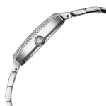 Titan Metro Quartz Analog Silver Dial Stainless Steel Strap Watch For Women 95304SM01 - Image 4