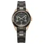 Titan Glamour Quartz Multifunction Grey Dial Grey Stainless Steel Strap Watch For Women 95315KM02