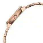Titan Glamour Quartz Analog Mother Of Pearl Dial Rose Gold Stainless Steel Strap Watch For Women 95316WM01 - Image 4