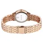 Titan Glamour Quartz Analog Mother Of Pearl Dial Rose Gold Stainless Steel Strap Watch For Women 95316WM01 - Image 5