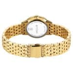 Titan Glamour Quartz Analog Brown Dial Golden Stainless Steel Strap Watch For Women 95316YM01 - Image 5