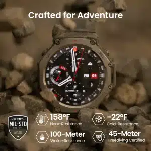Gadgetoo Amazfit T-Rex 3 Rugged Smartwatch With 12 Month'S Warranty