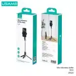 Usams ZB324 Wireless Bluetooth Remote Selfie Stick Tripod Stand 1.1M