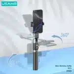 Usams ZB324 Wireless Bluetooth Remote Selfie Stick Tripod Stand 1.1M