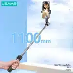 Usams ZB324 Wireless Bluetooth Remote Selfie Stick Tripod Stand 1.1M