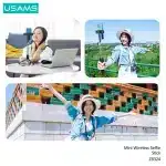 Usams ZB324 Wireless Bluetooth Remote Selfie Stick Tripod Stand 1.1M